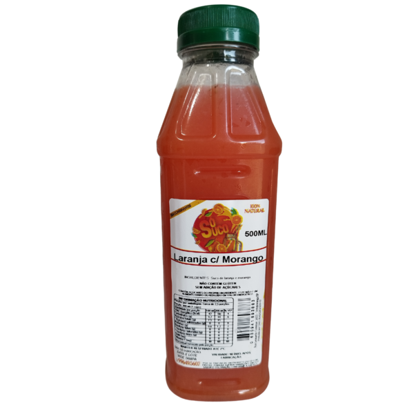  Suco Laranja c/ Morango 500ml 