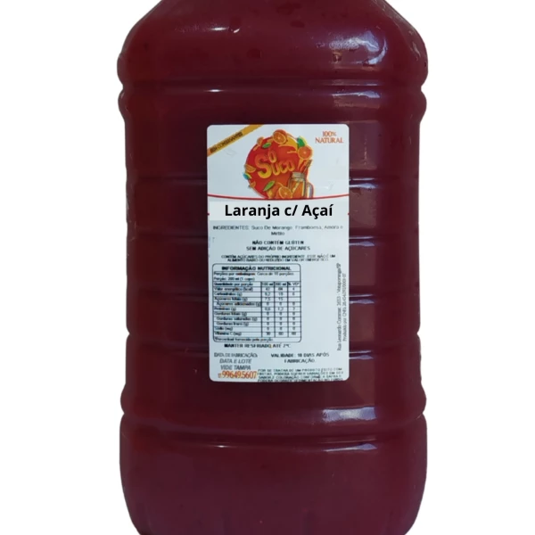  Suco Laranja c/ Açaí 2L