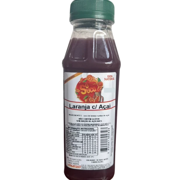  Suco Laranja c/ Açai 500ml 