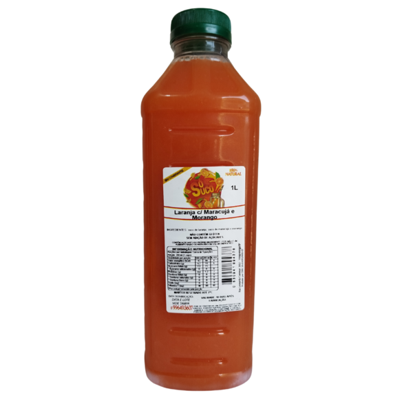  Suco Laranja c/ Morango e Maracujá 1L